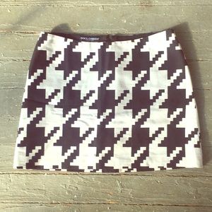 Dolce and Gabana Timeless Print Mini Skirt